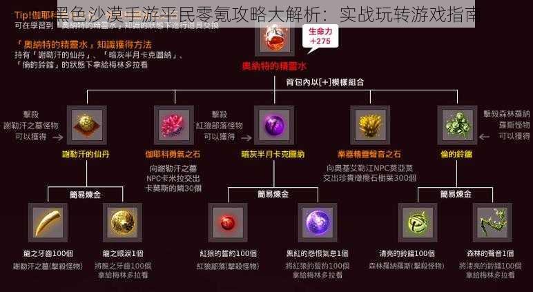 黑色沙漠手游平民零氪攻略大解析：实战玩转游戏指南