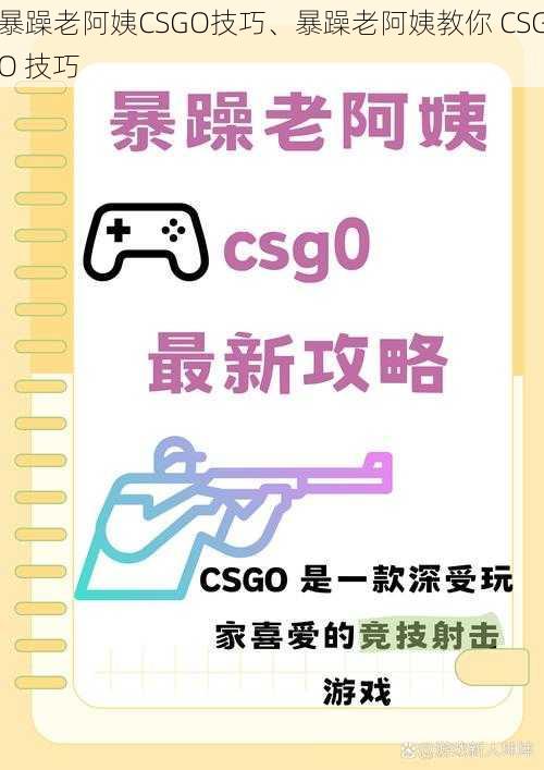 暴躁老阿姨CSGO技巧、暴躁老阿姨教你 CSGO 技巧