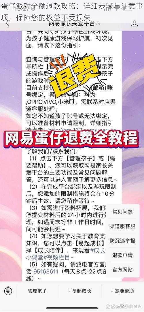 蛋仔派对全额退款攻略：详细步骤与注意事项，保障您的权益不受损失