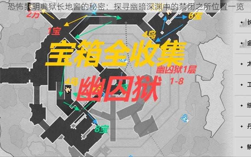 恐怖黎明典狱长地窖的秘密:探寻幽暗深渊中的禁闭之所位置一览